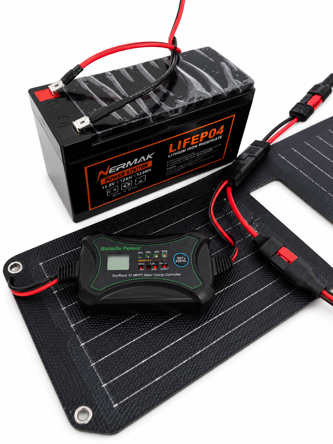 Universal Field Solar Charging Kit