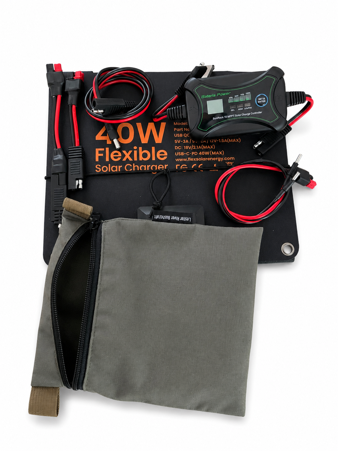 Universal Field Solar Charging Kit